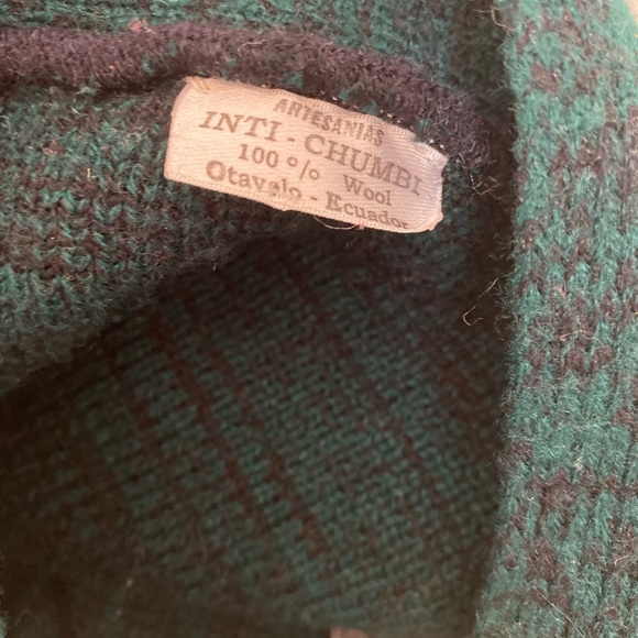 Wool V-Neck Cardigan Sweater, Button Front, Vintage - Picture 9 of 9